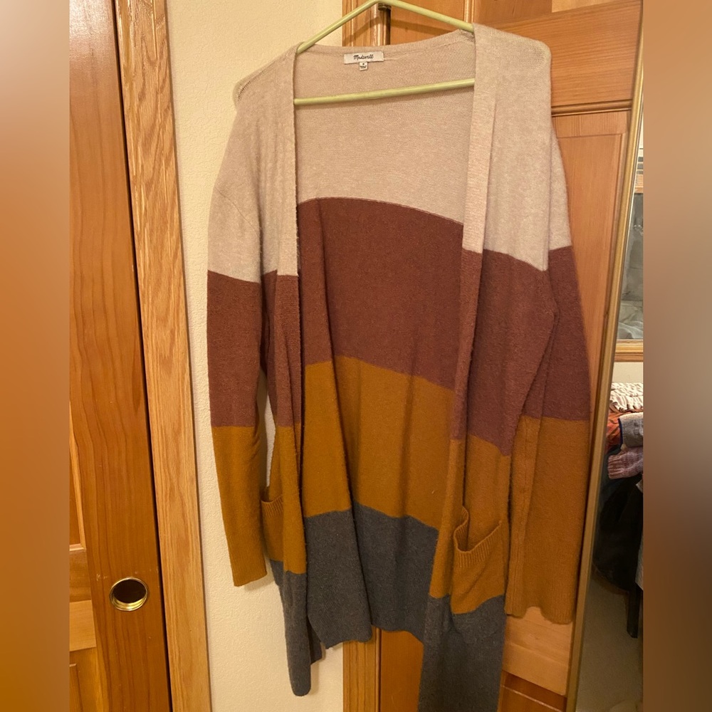 Madewell Striped Cardigan